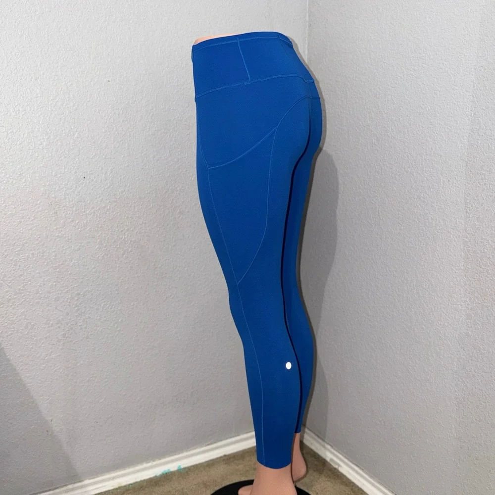 lululemon Wunder Under High Rise Tight Womens Size 4 Blue 25